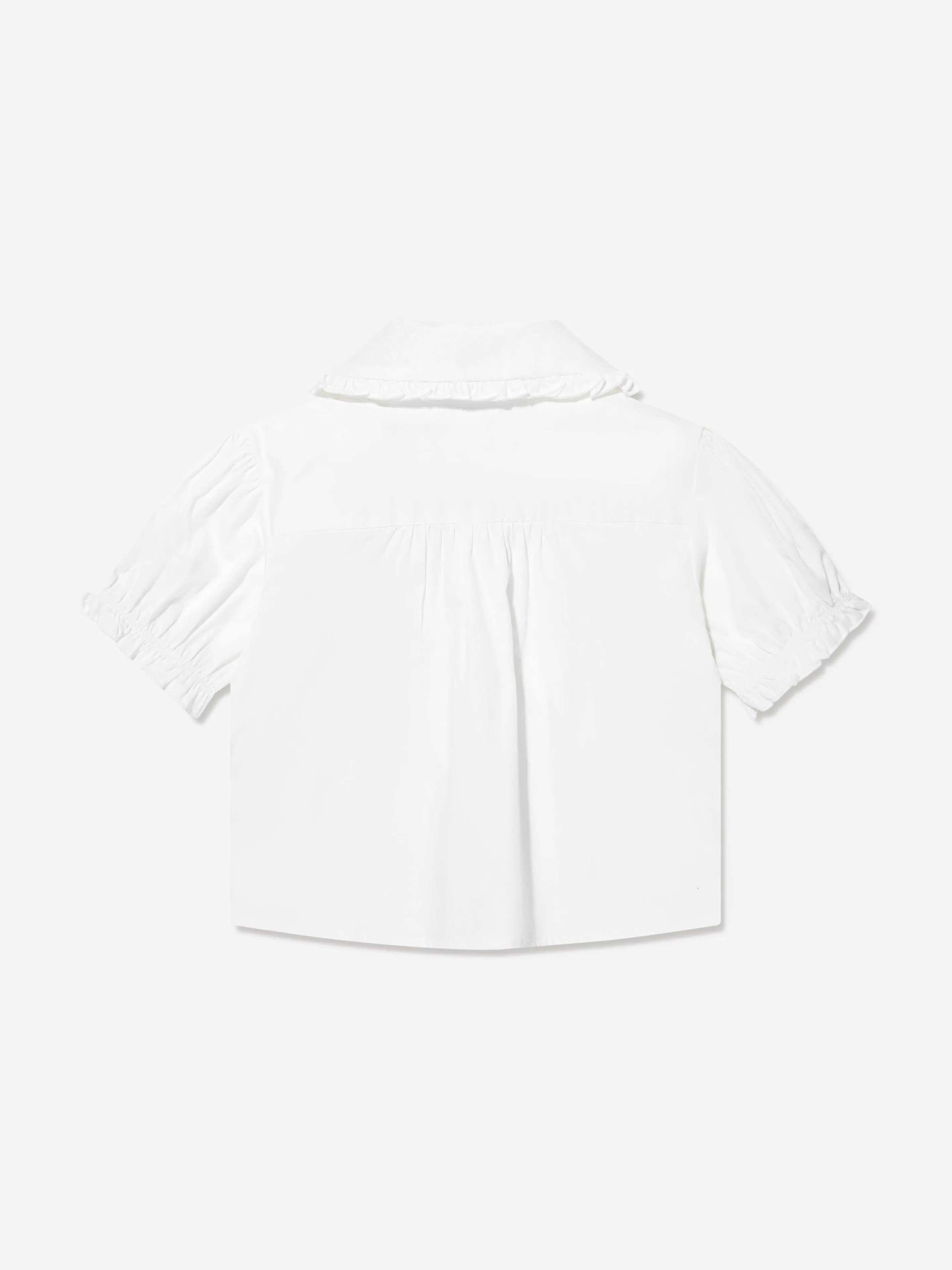 Angels Face Girls Strawberry Blouse in White