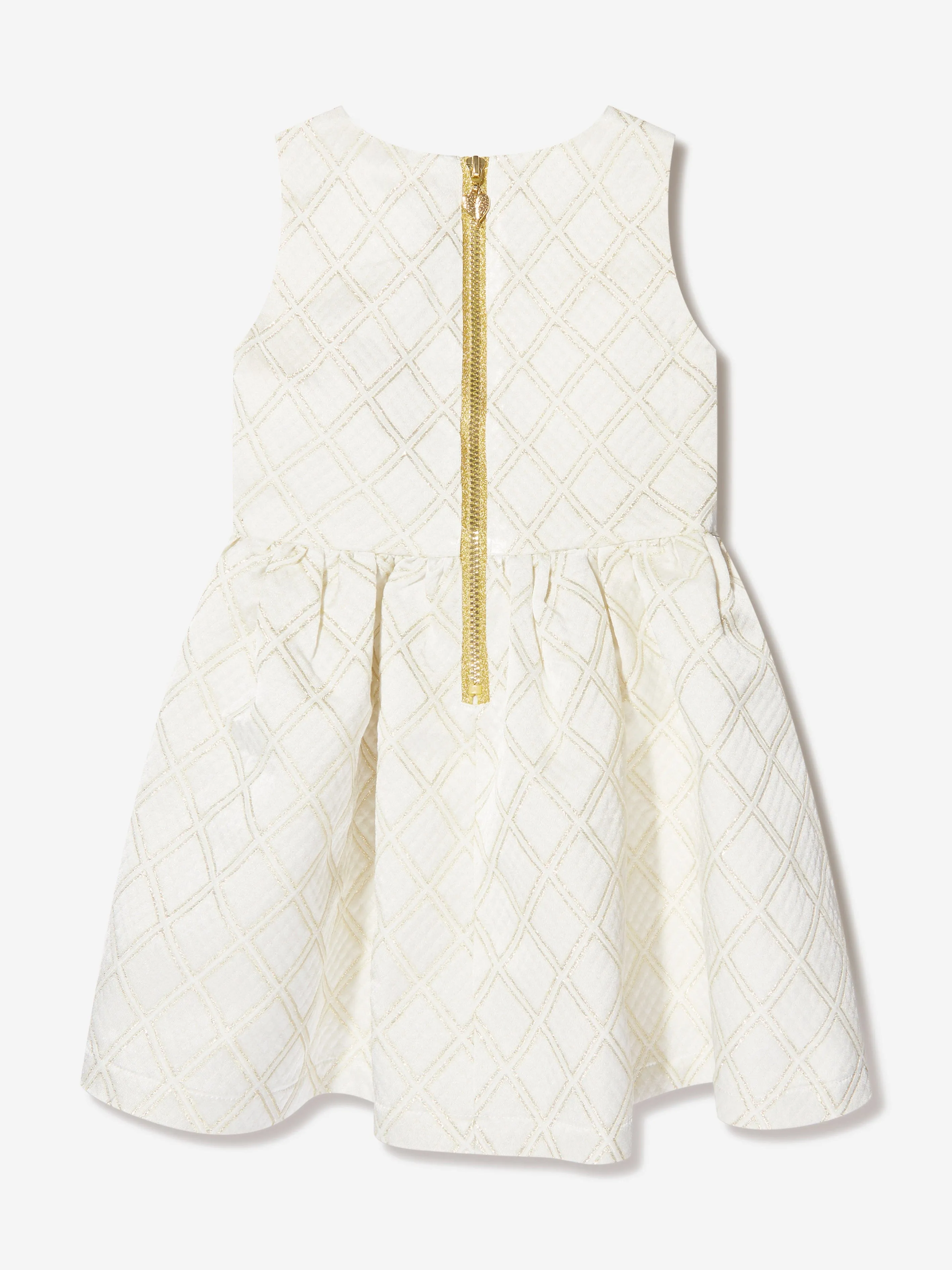 Angels Face Girls Ursula Heart Bow Dress in White