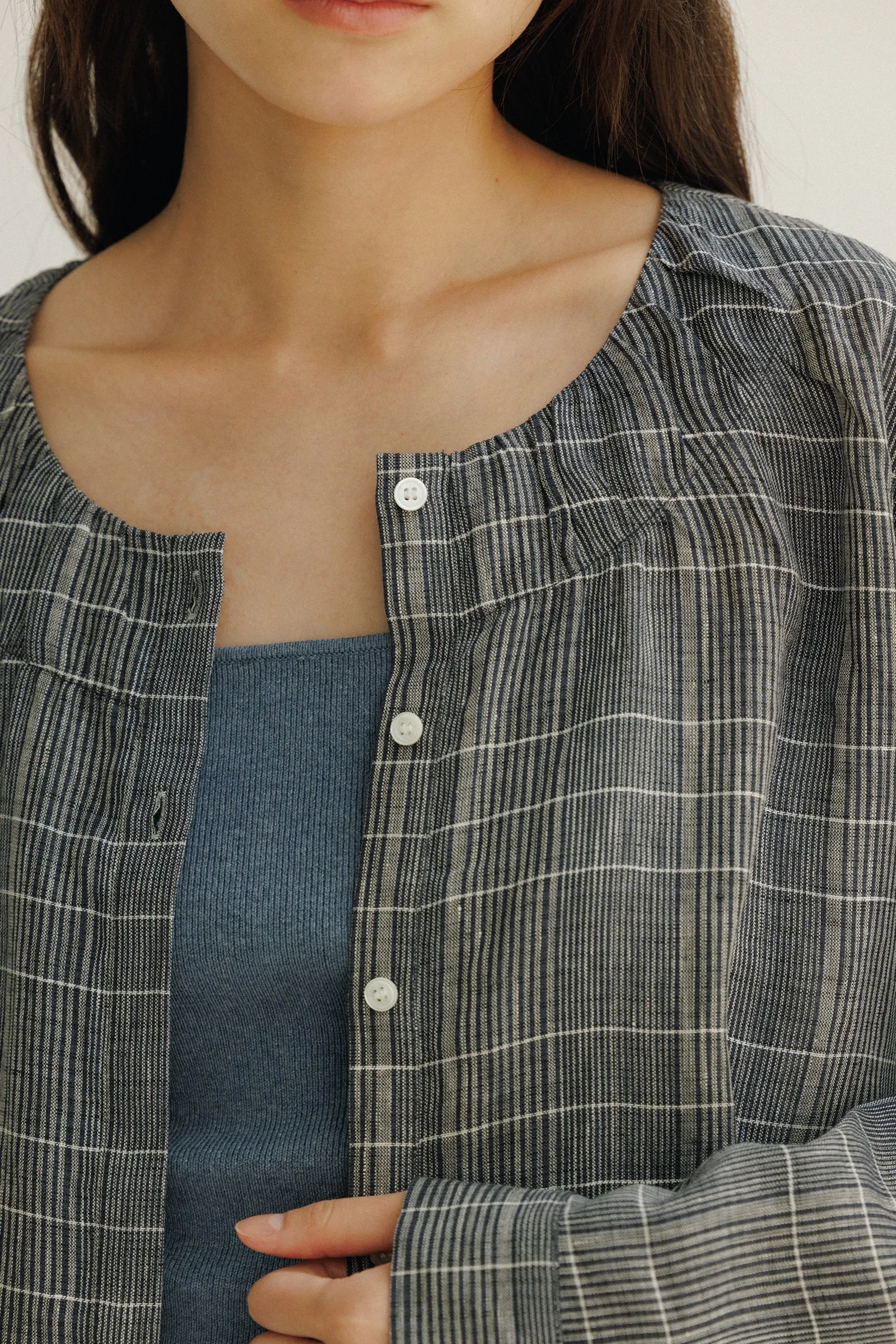 Brioche Blouse -- Linen