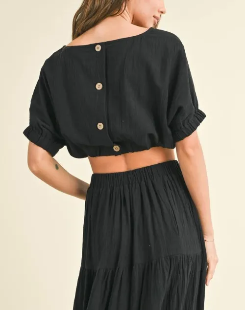 Carolyn Cropped Blouse