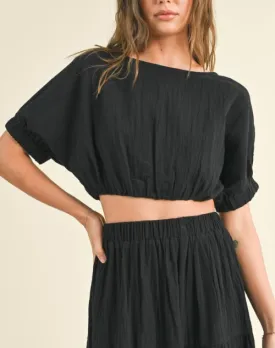 Carolyn Cropped Blouse