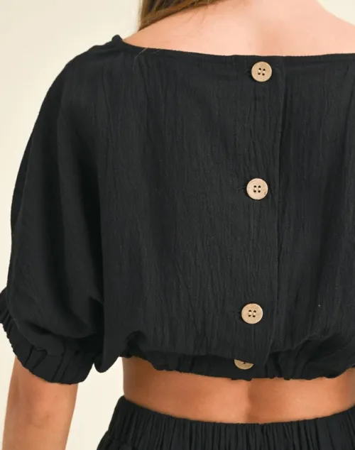 Carolyn Cropped Blouse