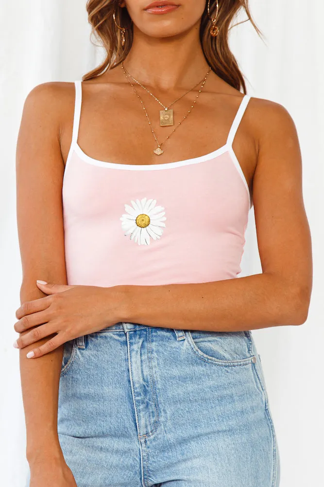 Cosmic Fun Crop Camisole Pink