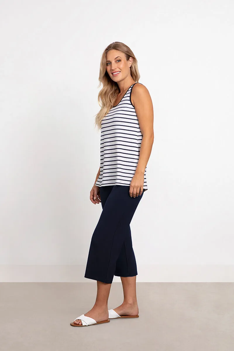 Go To Tank Relax | Navy Stripe