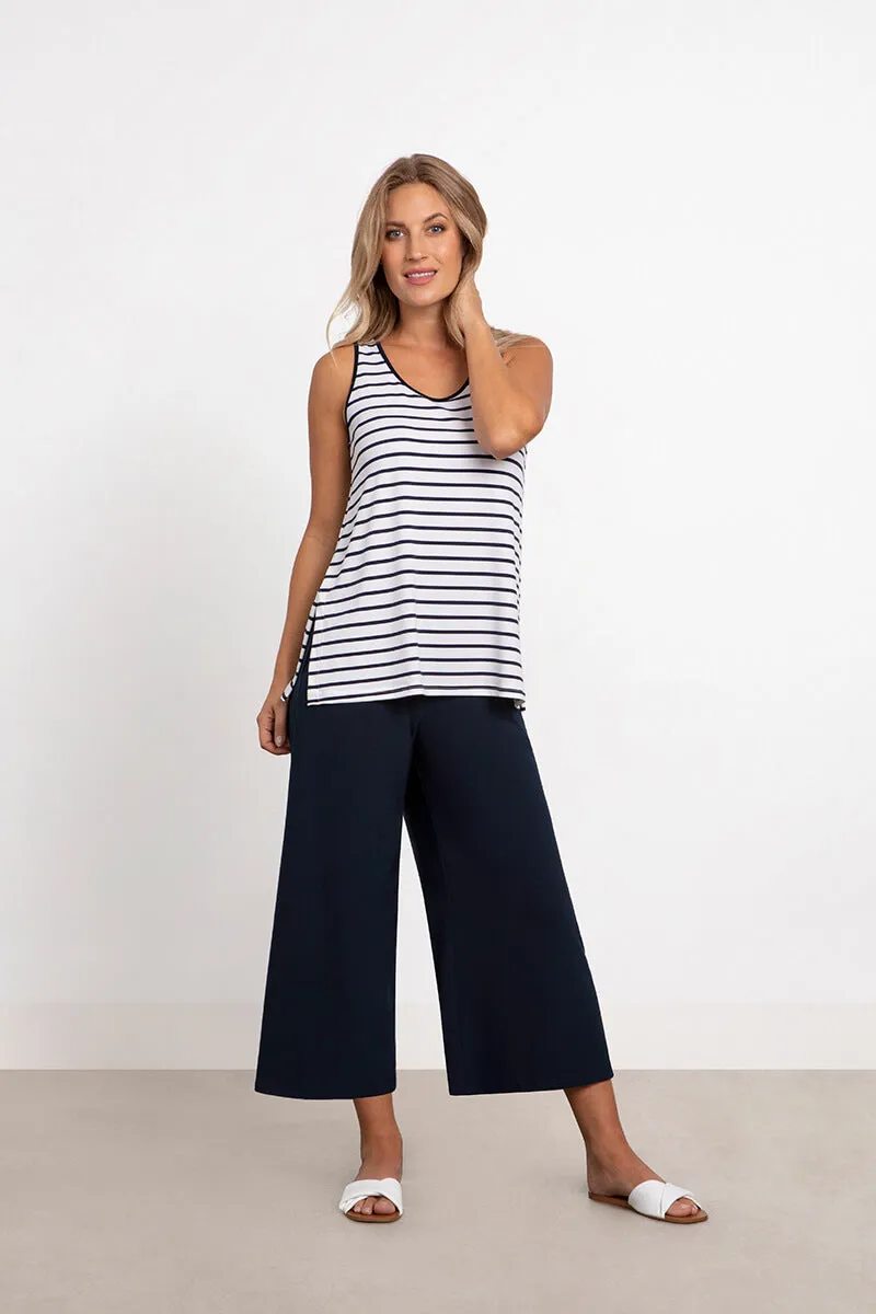 Go To Tank Relax | Navy Stripe