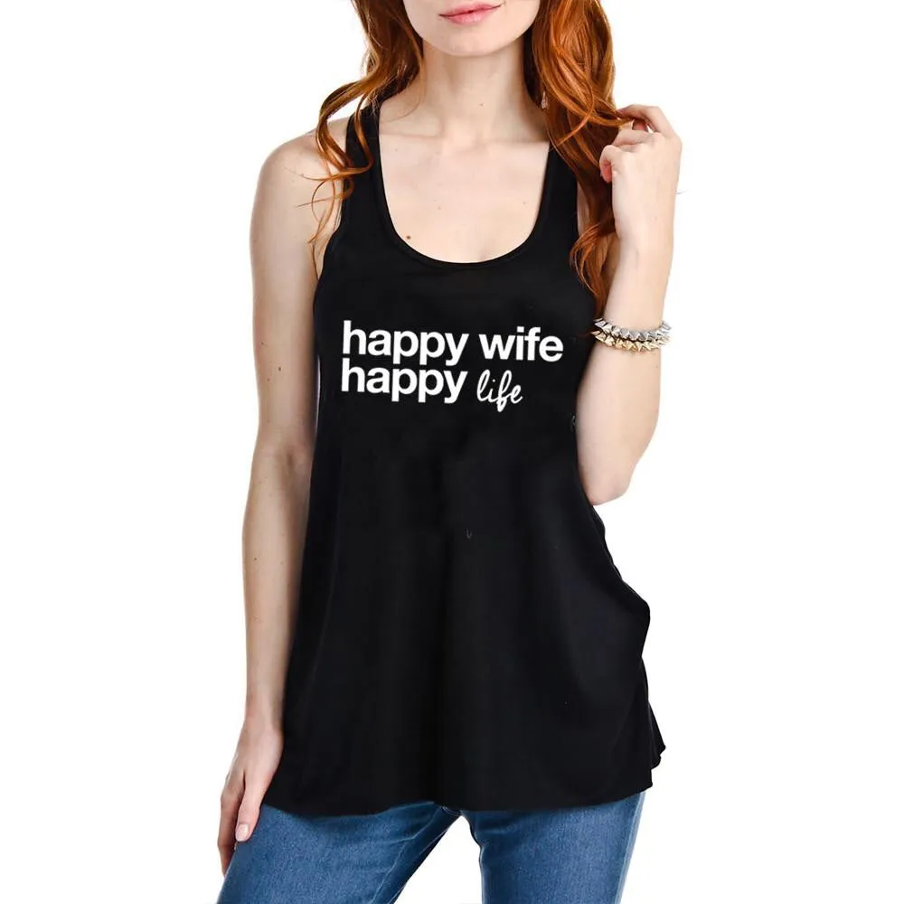 Hats, tanks and Shirts { Happy wife happy life }