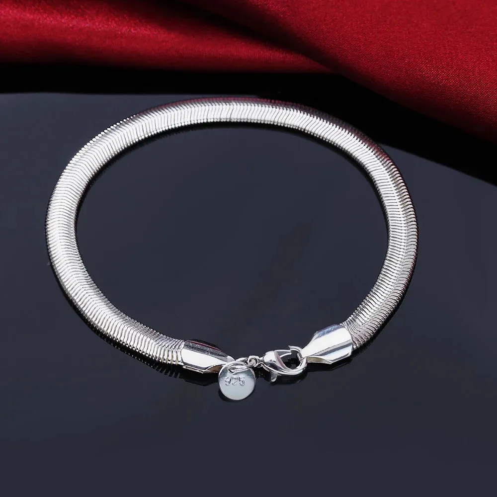 High Quality 925 Sterling Silver Fashion Multiple Styles Bracelet Chain For Women Fashion Wedding Party Beautiful Jewelry Gift