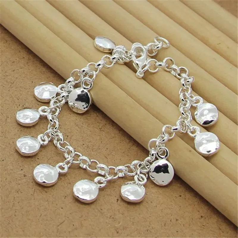 High Quality 925 Sterling Silver Fashion Multiple Styles Bracelet Chain For Women Fashion Wedding Party Beautiful Jewelry Gift