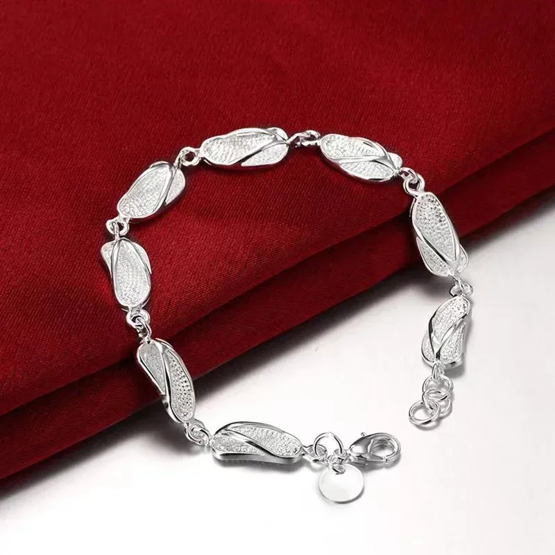 High Quality 925 Sterling Silver Fashion Multiple Styles Bracelet Chain For Women Fashion Wedding Party Beautiful Jewelry Gift