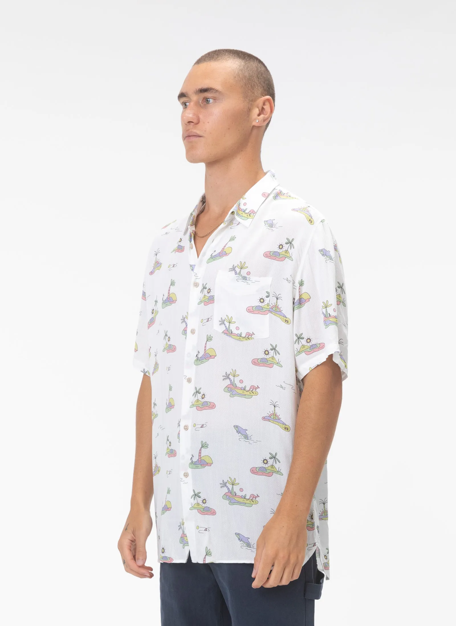 Holiday Shirt White Summer