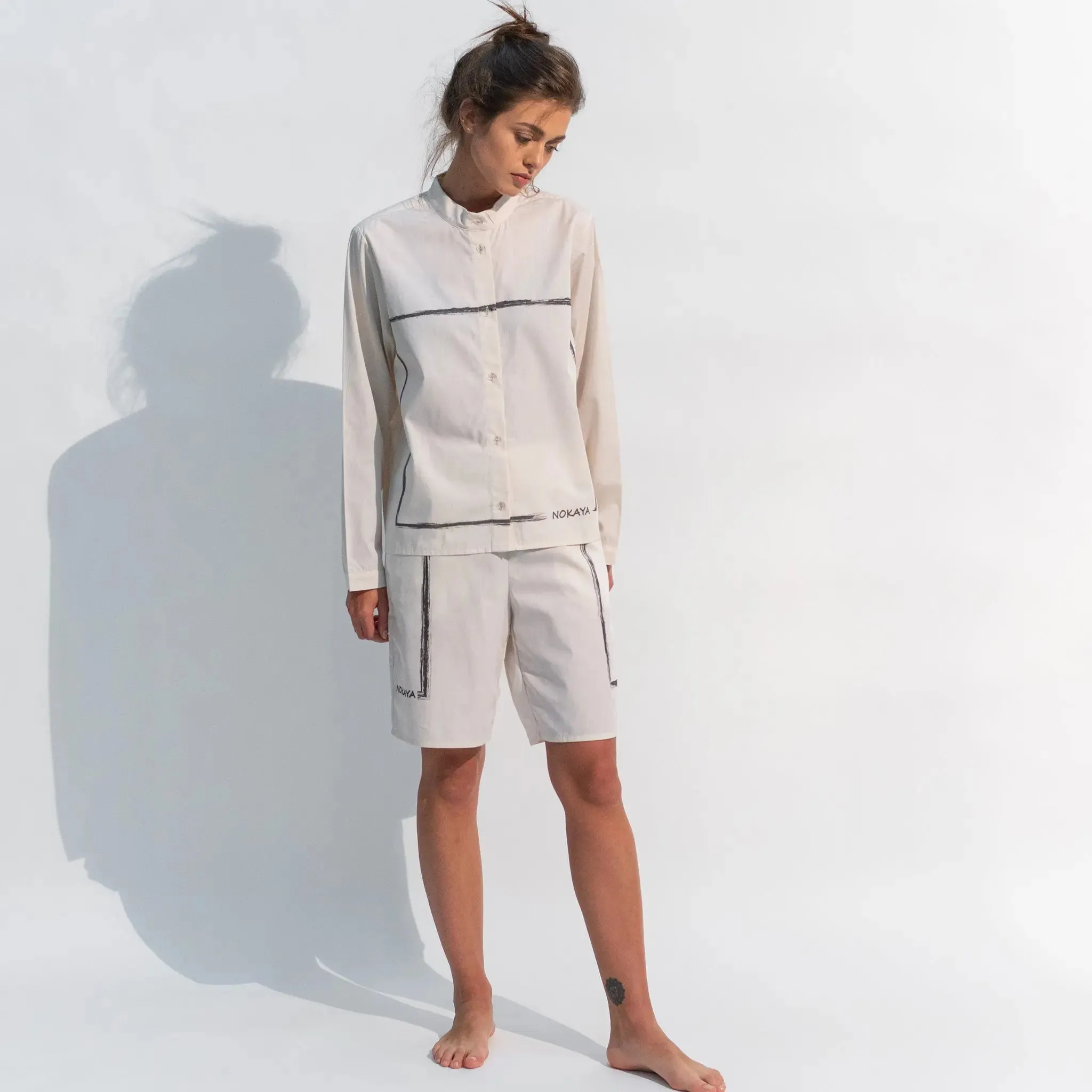 Inner Matters Organic Cotton White Shorts