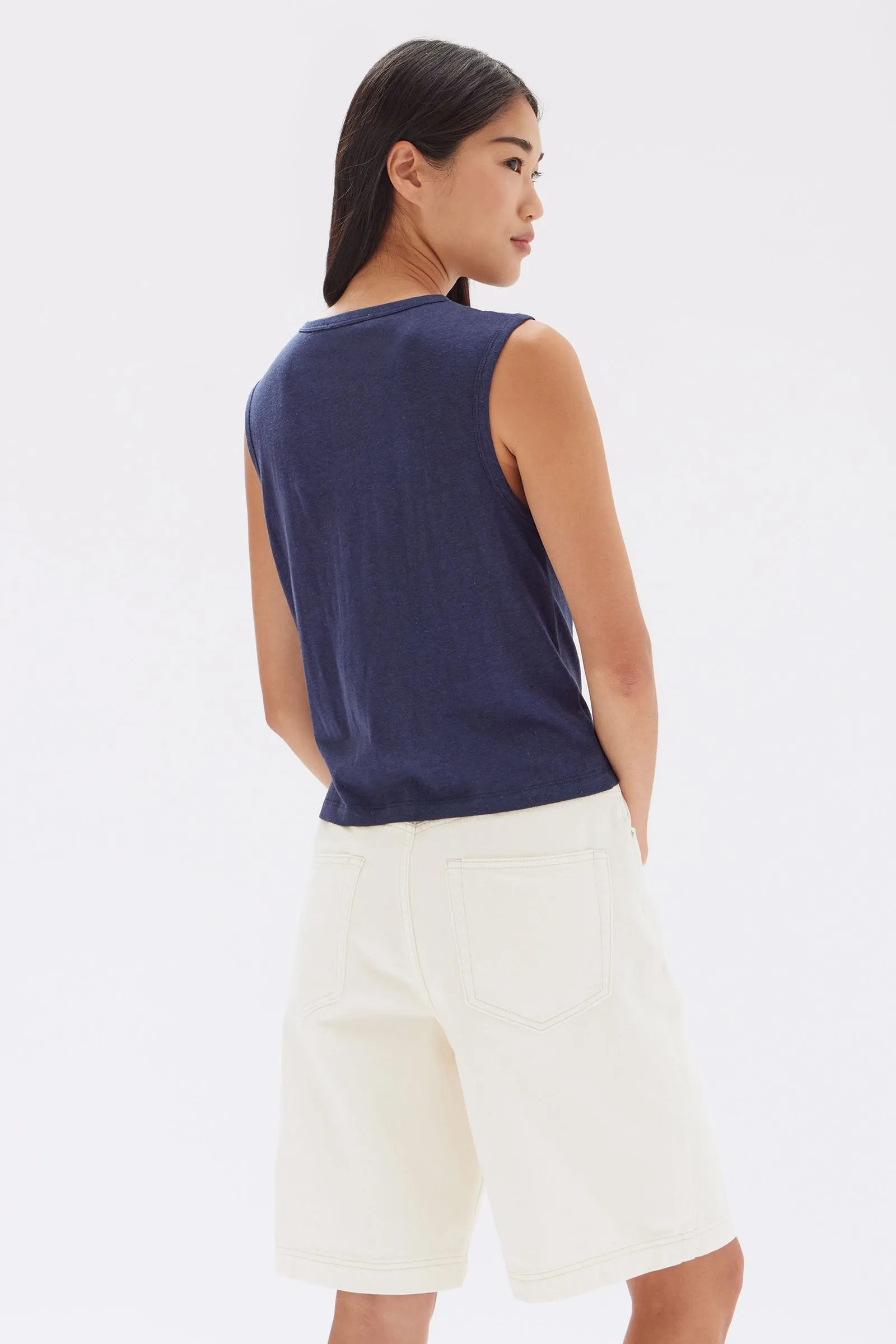 Kiana Linen Tank