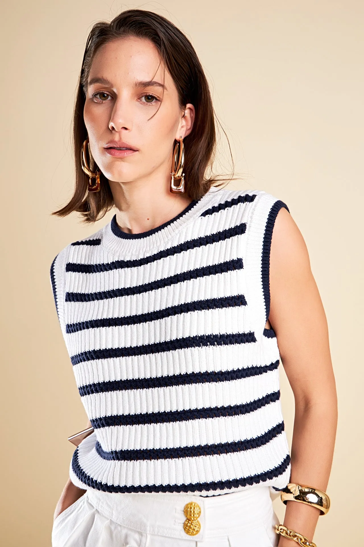 Knit Stripe Top