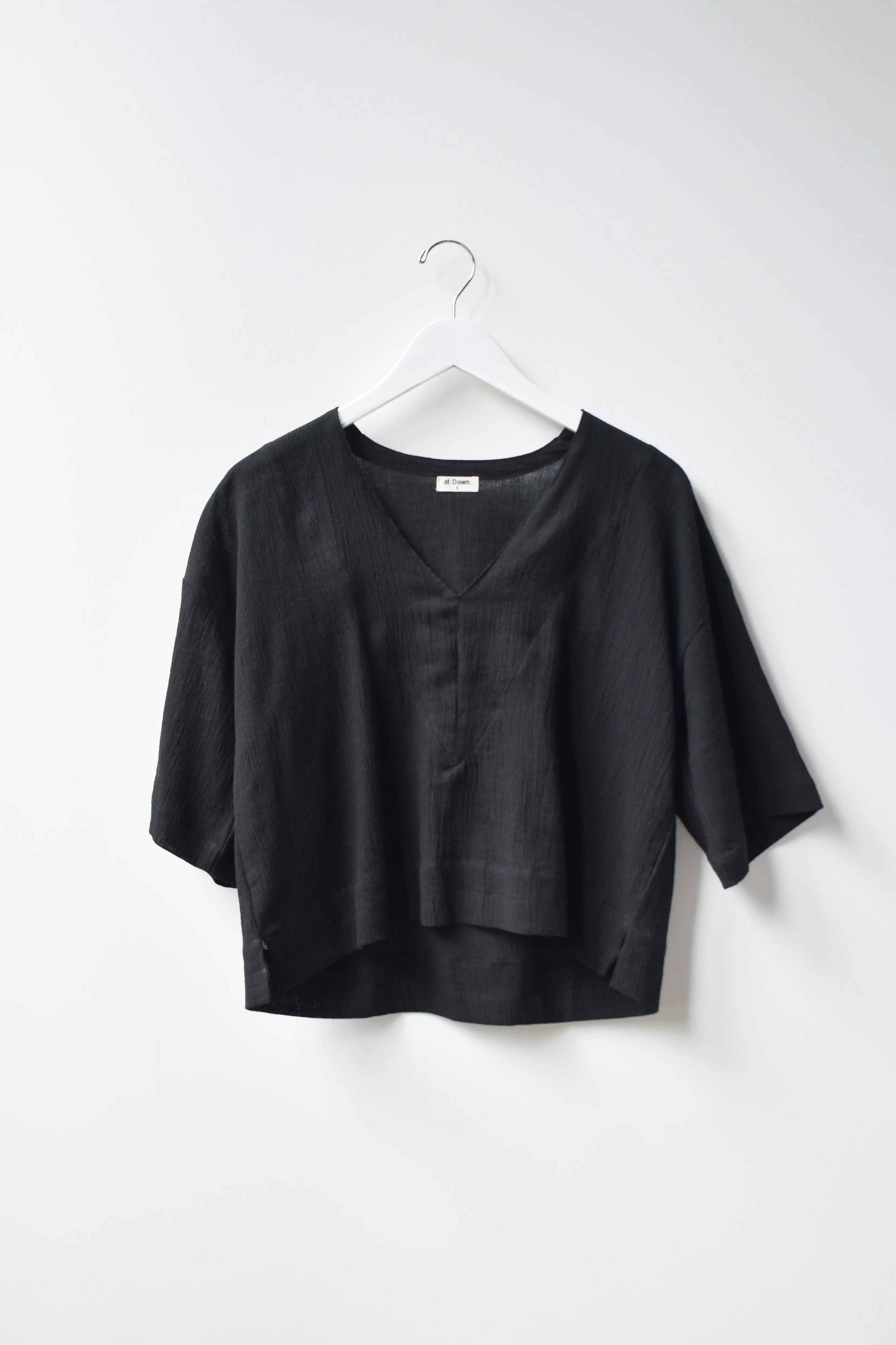 Linen V-neck Top