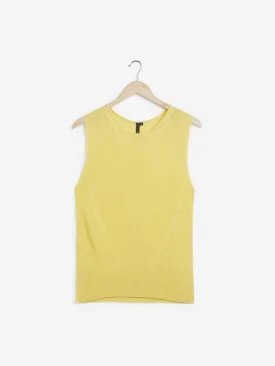 LOV Yellow Knitted Peserico Top