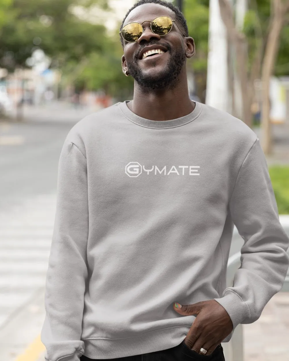 Mens Sweatshirt Gymate Logo [large/ctr]