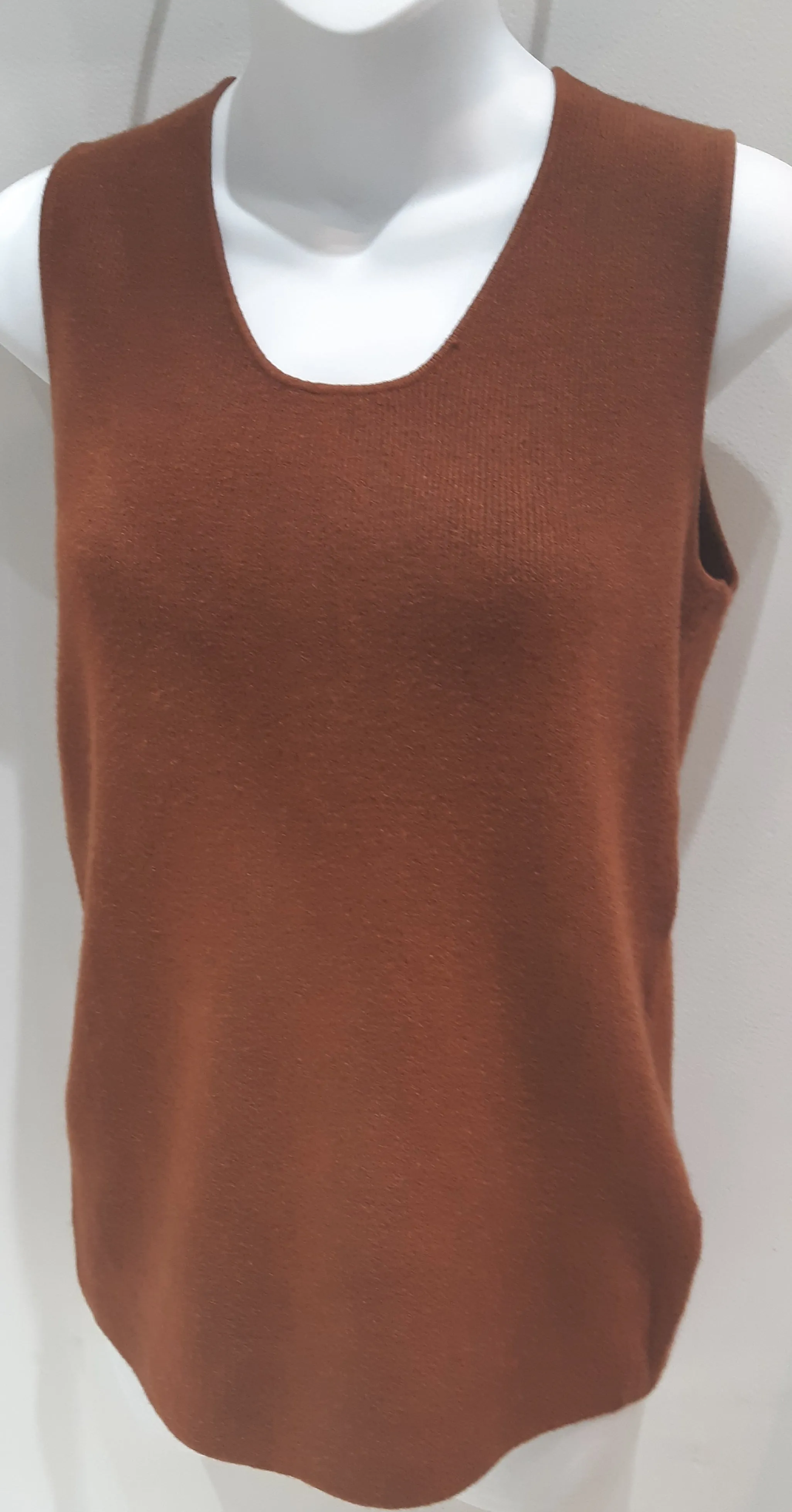 Orange by Fashion Village Sale, 0356 Cashmere Feel Tank 50% Off Regular Price