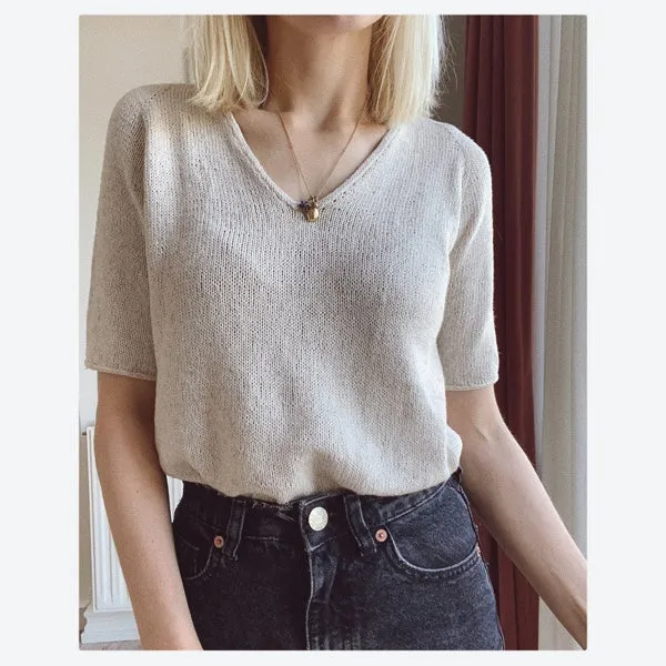 Petite Knit Cumulus Tee/Top Project