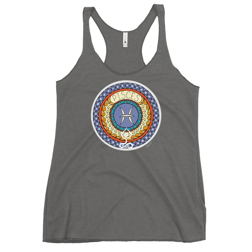 Pisces Yogastrology Racerback Tank Top