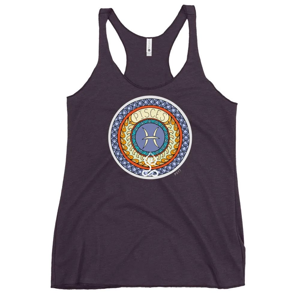 Pisces Yogastrology Racerback Tank Top