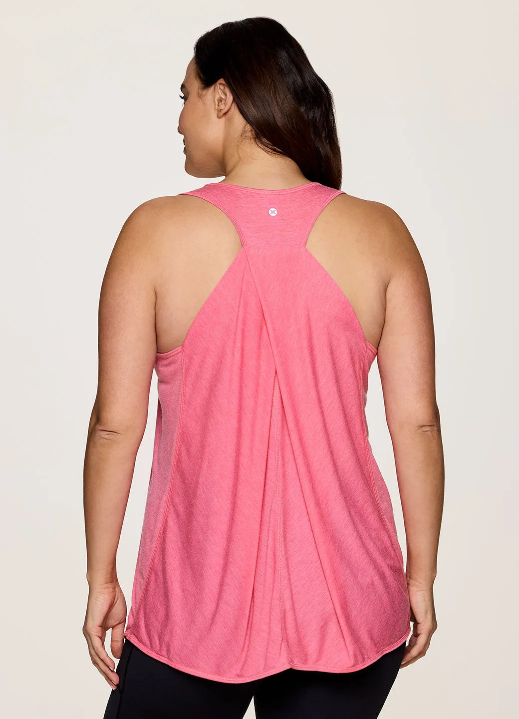 Plus Prime Relaxed Twist Back Tank Top