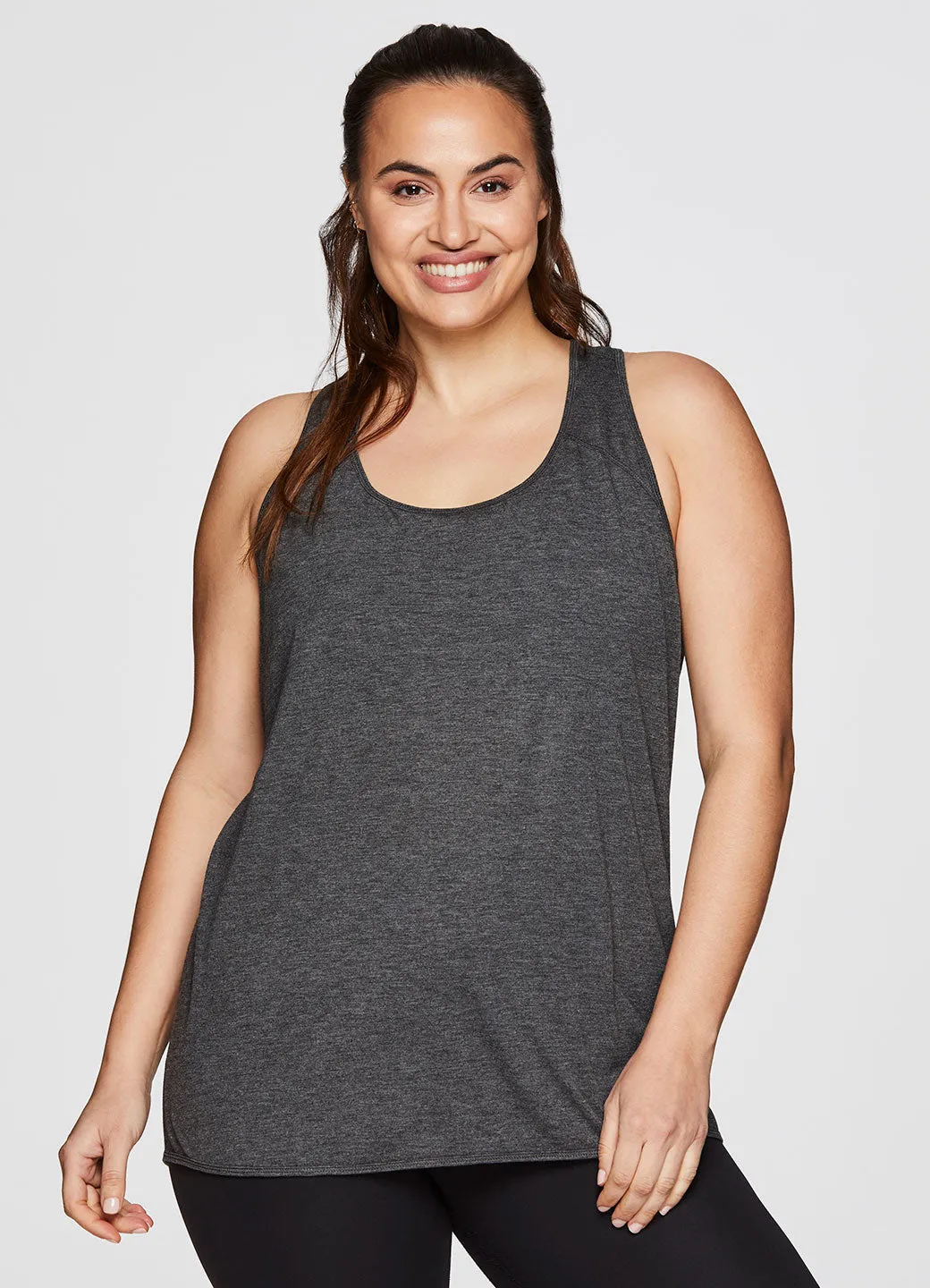 Plus Prime Relaxed Twist Back Tank Top