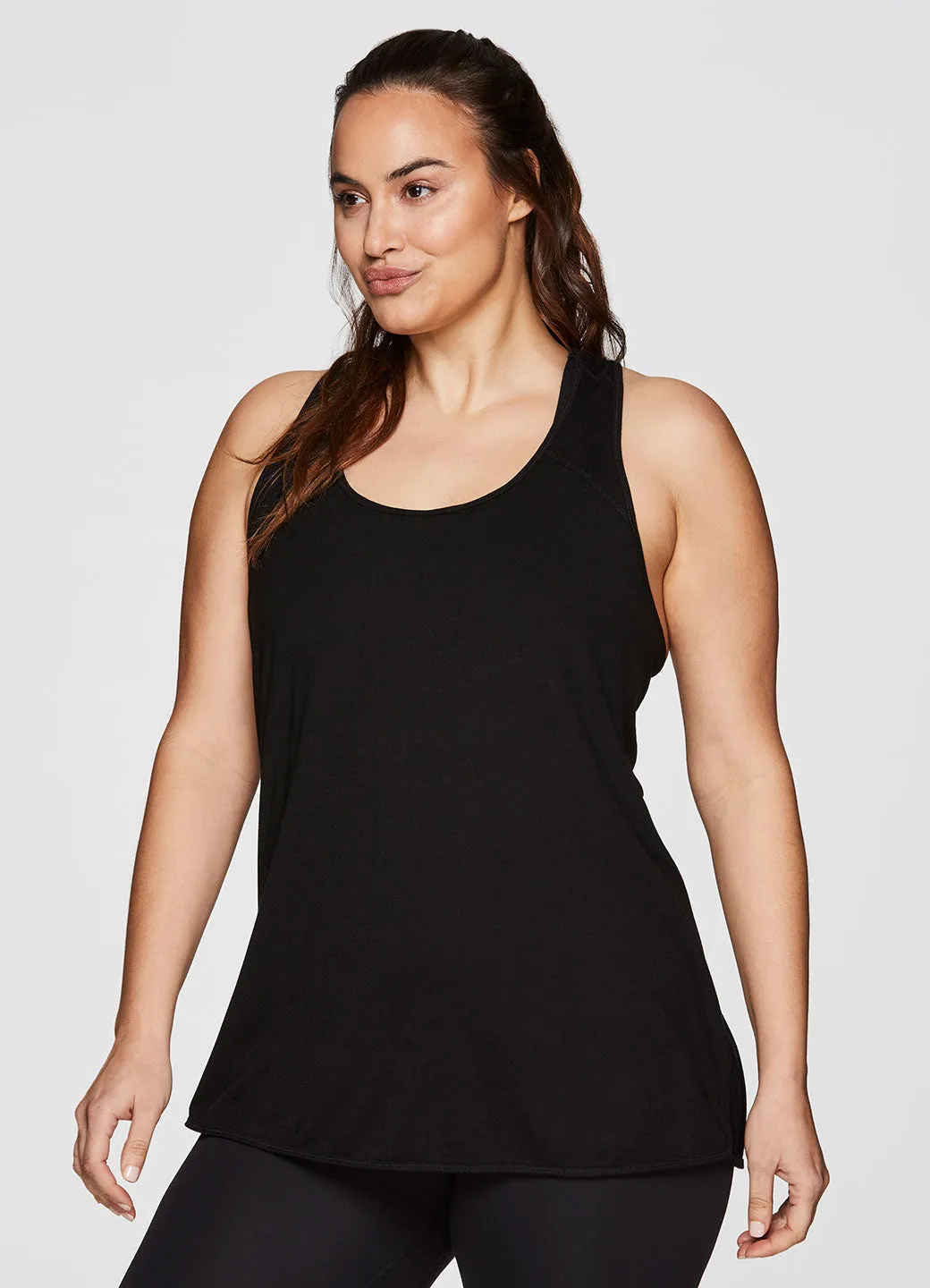 Plus Prime Relaxed Twist Back Tank Top