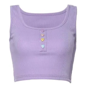 Purple Candy Crop Top