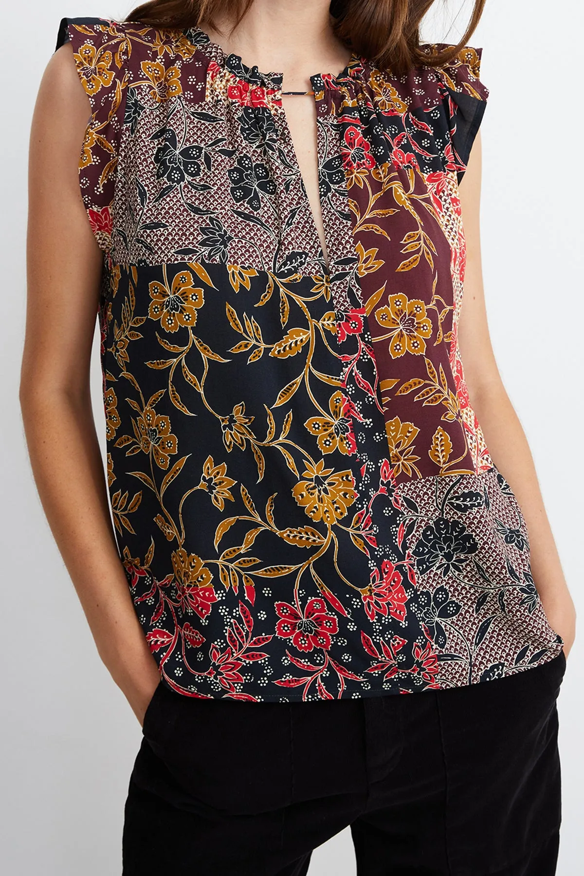 ROSETTA PRINTED BLOUSE