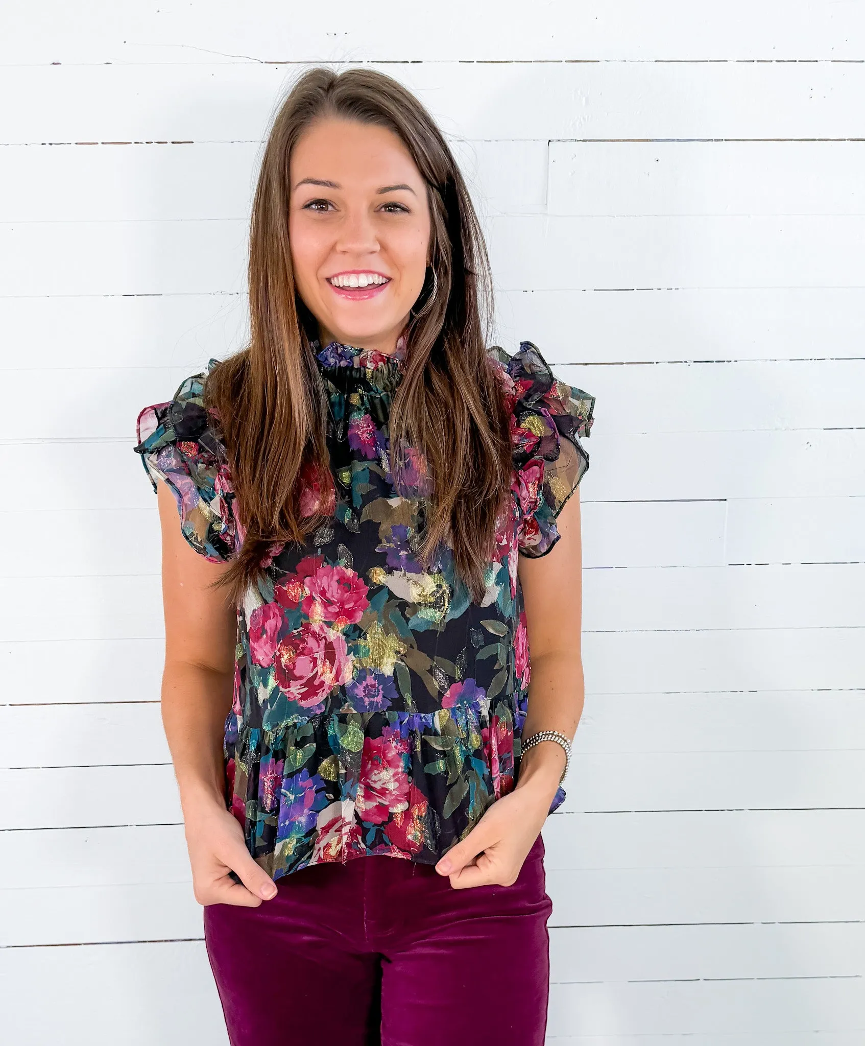 Secret Garden Floral Top