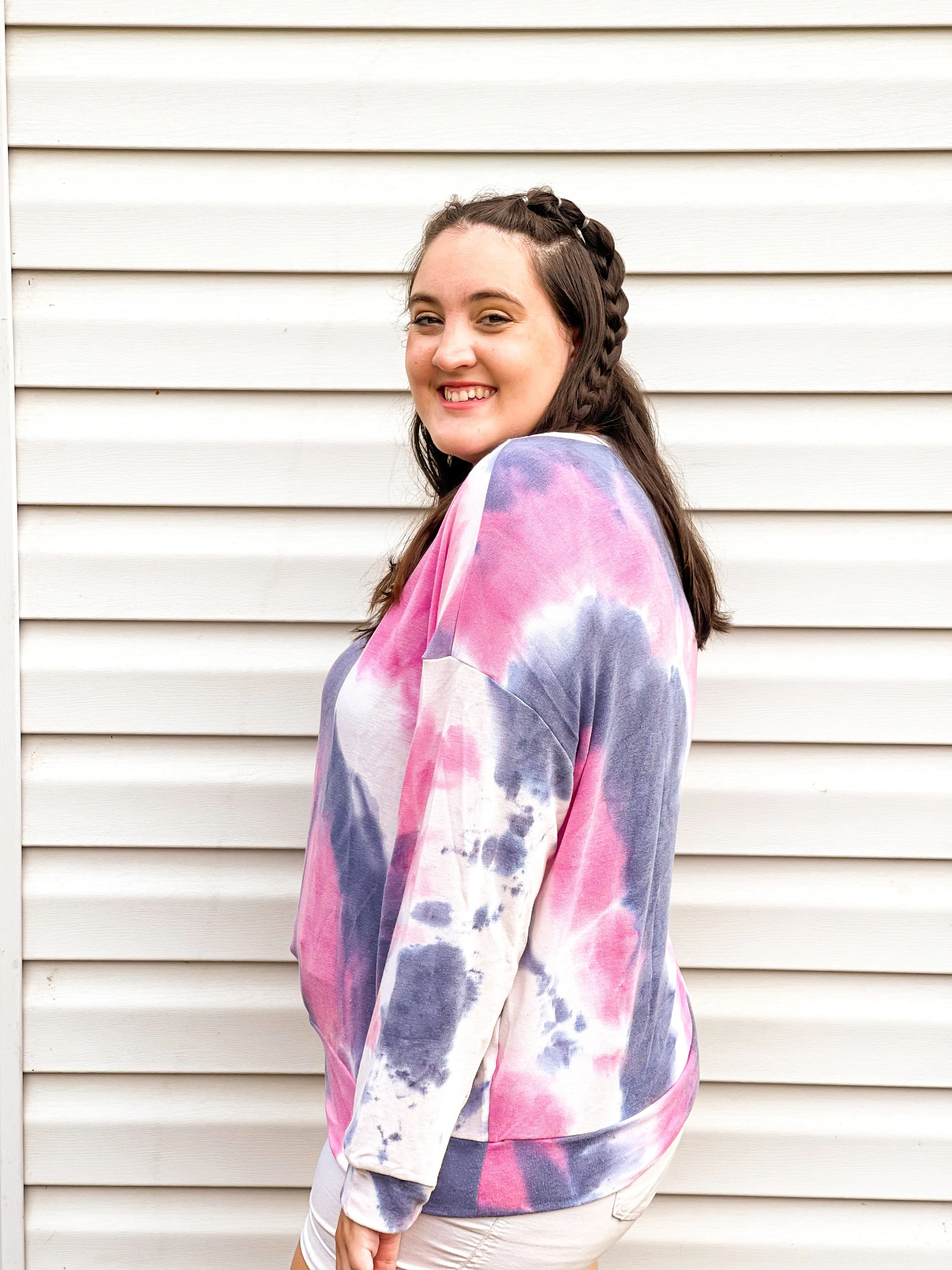 Take It Easy Mellow Tie Dye Pullover