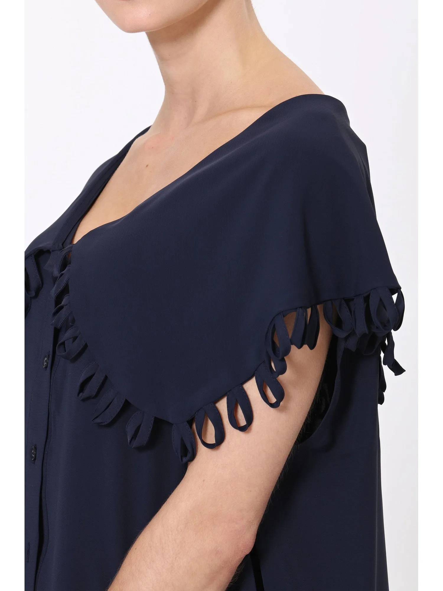 Taylor Blouse- Navy