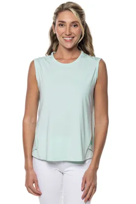 Women's Accelera Tank  |  Misty Aqua